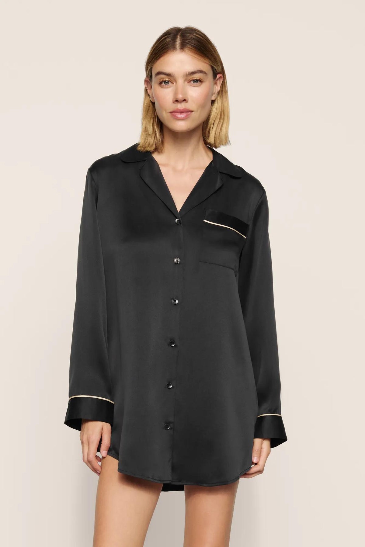 Inez Washable Silk Sleepshirt