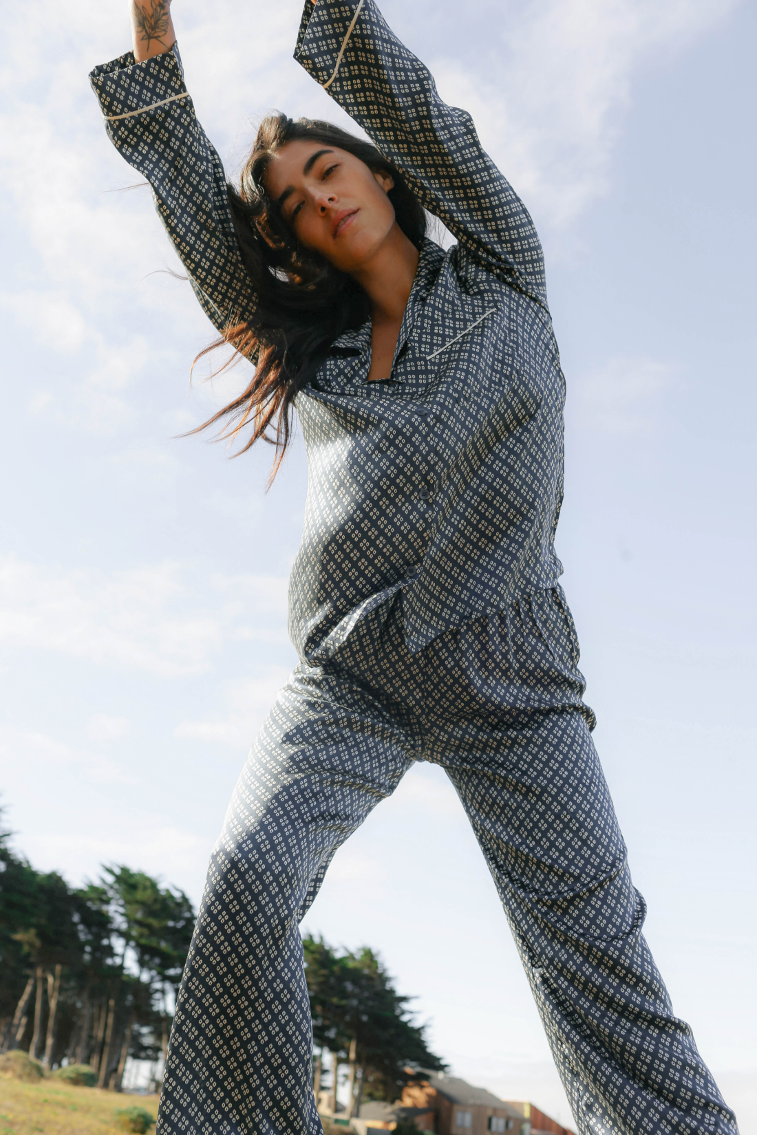 Lisingtool pajamas for women set Women's Artificial Wool Long