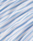 Model is wearing Isla TENCEL™ Modal Cami & Straight Leg Pant PJ Set in Regatta Stripe Summer Blue/Whi