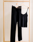 Gisele TENCEL™ Modal Cami & Pant PJ Set in Black.