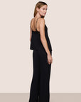 image of Lara TENCEL™ Modal Cami & Pant PJ Set in Black