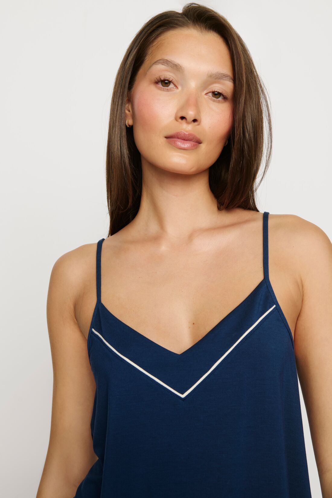 Gisele TENCEL Modal V Neck Cami & Pant PJ Set