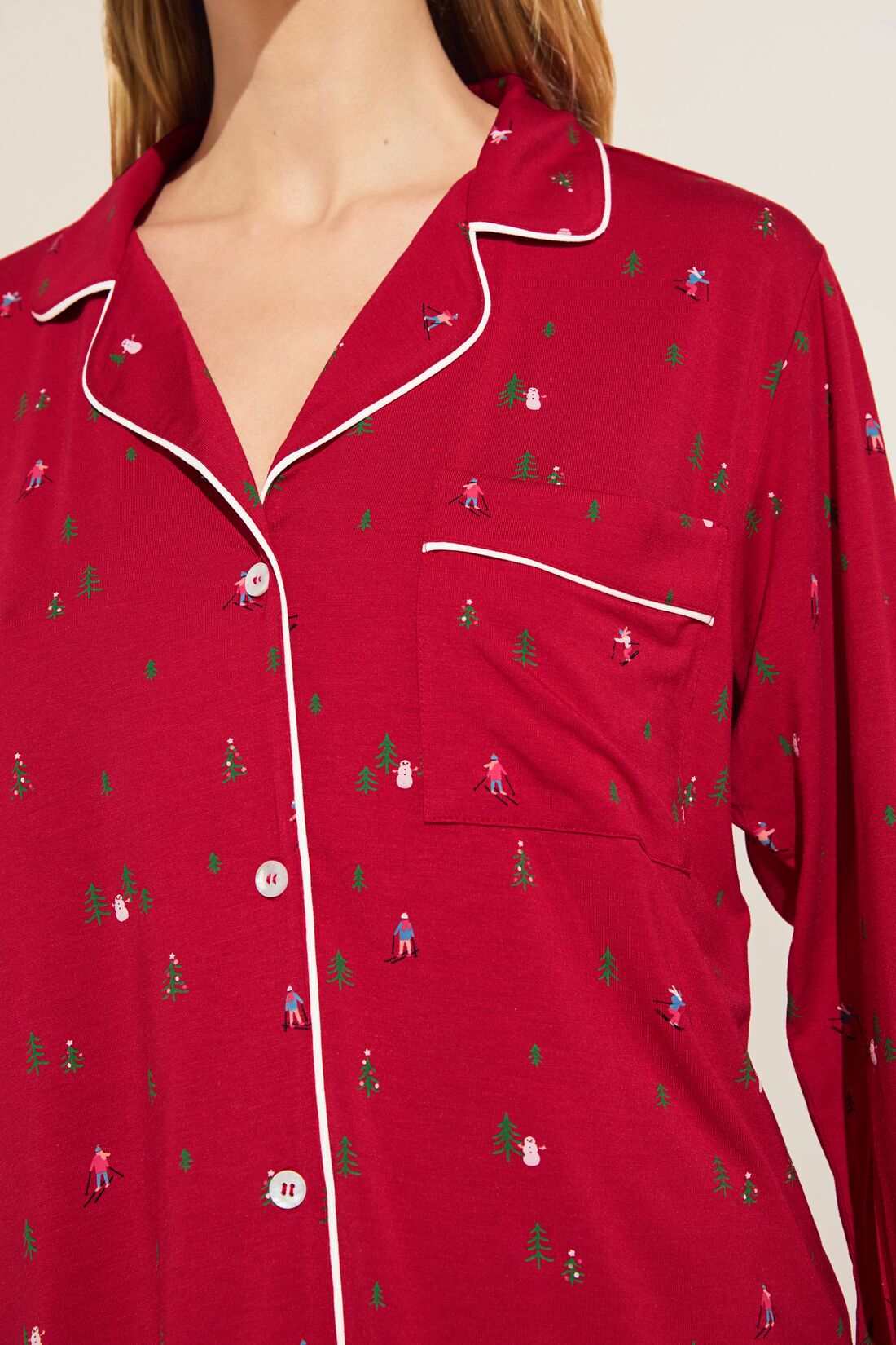 Chalet Shearling Rollneck Pajamas 2X in Women's Fleece Pajamas, Pajamas  for Women