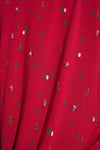 Gisele Printed TENCEL™ Modal Long PJ Set - Apres Ski Haute Red/Ivory