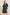 Flannel Short PJ Set - Windowpane Plaid True Navy