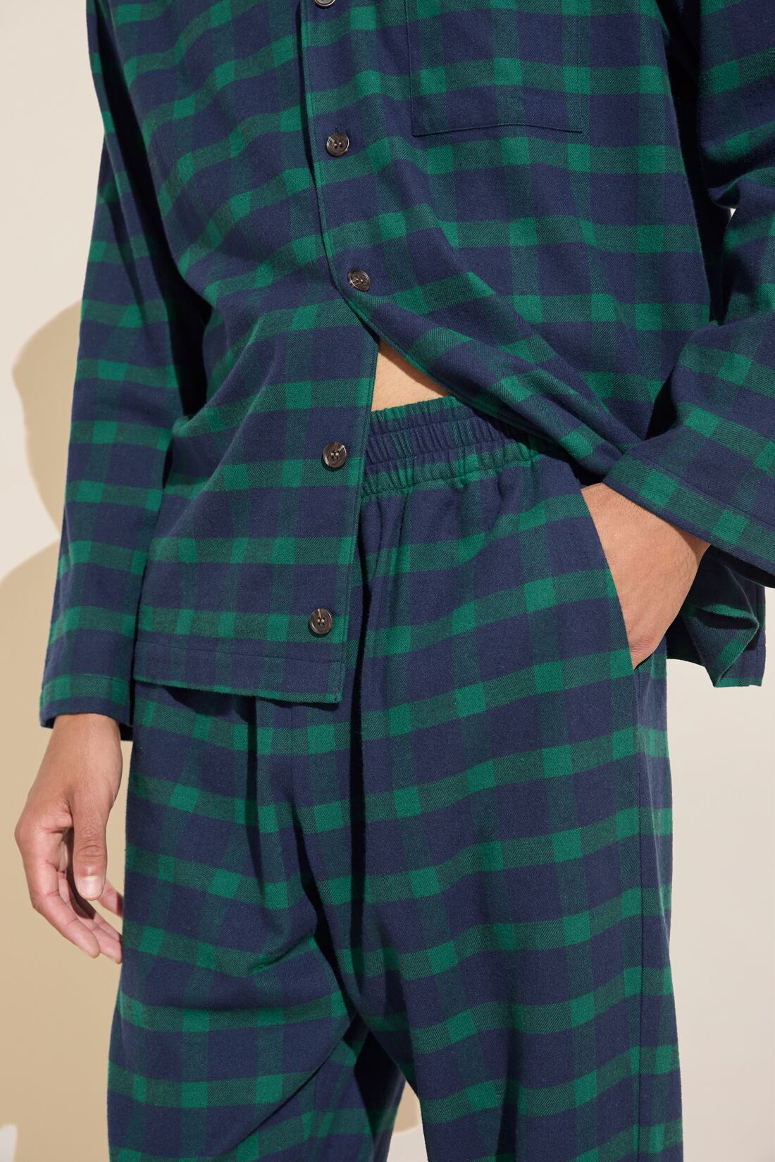 Eberjey Long-Sleeve Flannel Pajama Set  Anthropologie Japan - Women's  Clothing, Accessories & Home