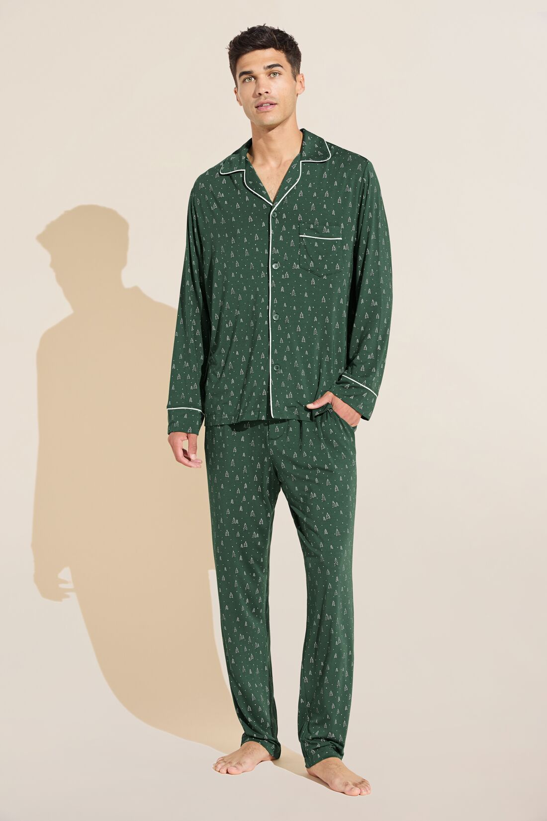 MUJI Mens Wearable Blanket Pajamas Dark Navy FedEx 