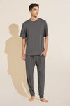Henry TENCEL™ Modal Short Sleeve & Pant PJ Set - Storm Gray