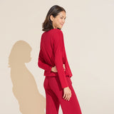 Eberjey Gisele TENCEL™ Modal Slouchy Set - Haute Red/Haute Red