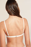 Soft Stretch Recycled Lace Triangle Bralette - Ivory