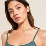 Eberjey Soft Stretch Recycled Lace Slip - Agave