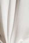 Inez Textured Washable Silk Short Robe - Pearl