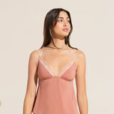 Eberjey Flora TENCEL™ Modal Cami & Short PJ Set - Rouge Pink/Rose