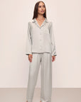 Inez Washable Silk Long PJ Set