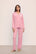 Image of model wearing Gisele TENCEL™ Modal Long PJ Set in Rose Quartz/Petal Pink