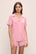 Image of model wearing Gisele TENCEL™ Modal Relaxed Short PJ Set in Rose Quartz/Petal Pink