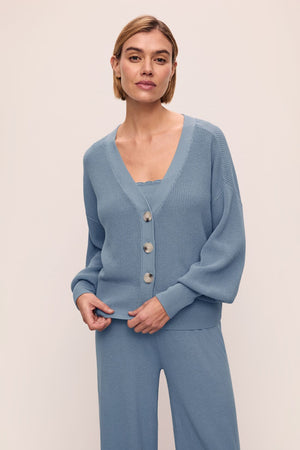 アイレネ　Eyelet High Gauge Cardigan アイレネ - IRENE | Eyelet High Gauge Cardigan-Brown-36の通販