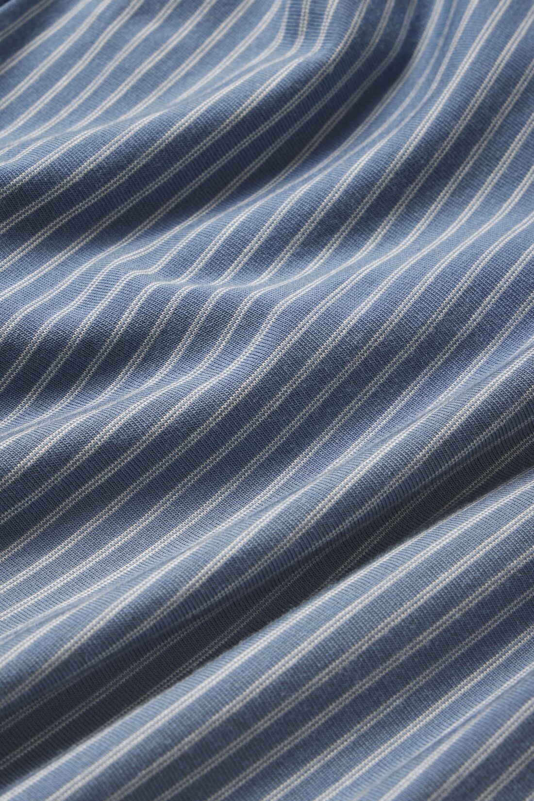 Gisele Printed TENCEL™ Modal in Duo Stripe Slate Blue/Ivory