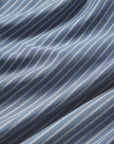 Gisele Printed TENCEL™ Modal in Duo Stripe Slate Blue/Ivory