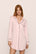 Model Is Wearing Gisele Sleepshirt In Sorbet Pink/Black