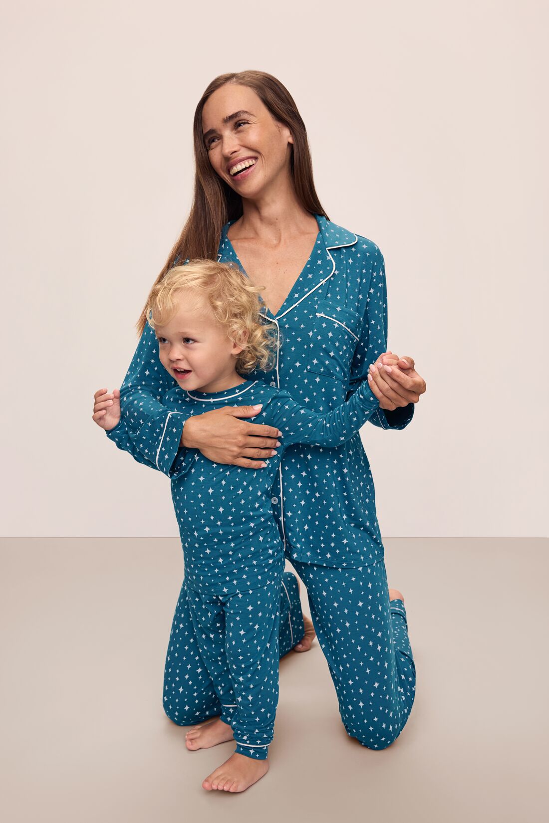 Kids Printed TENCEL™ Modal Unisex Long PJ Set