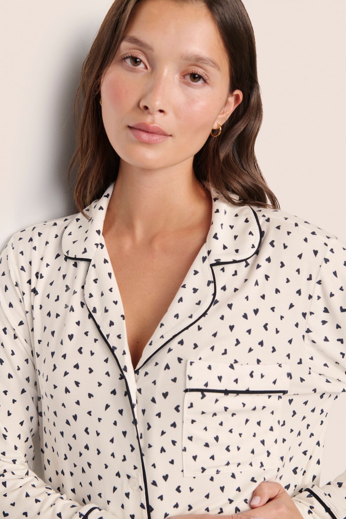 pjページ Gisele Printed TENCEL™ Modal Long PJ Set – Eberjey