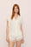 Model Is Wearing Malou Short Pj Set In Ivory