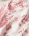 Fabric detail of Washable silk in ikebana Pearl/Dusty Rose.