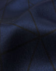 Image of Mosaic Tile Navy/Black fabric and print detail.