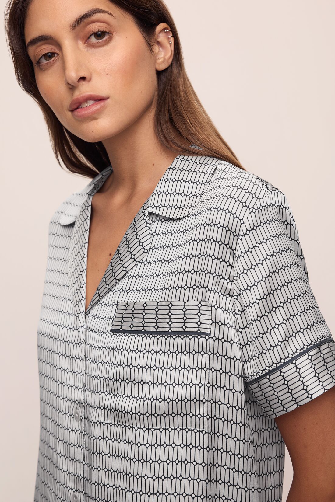 Inez Washable Silk Printed Short PJ Set – Eberjey