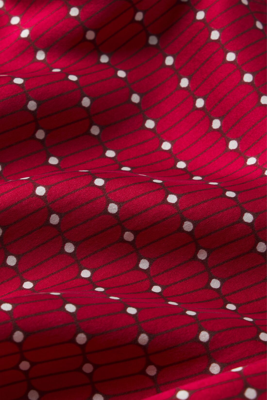 Detail shot of Stained Glass Holly Red