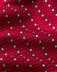 Detail shot of Stained Glass Holly Red