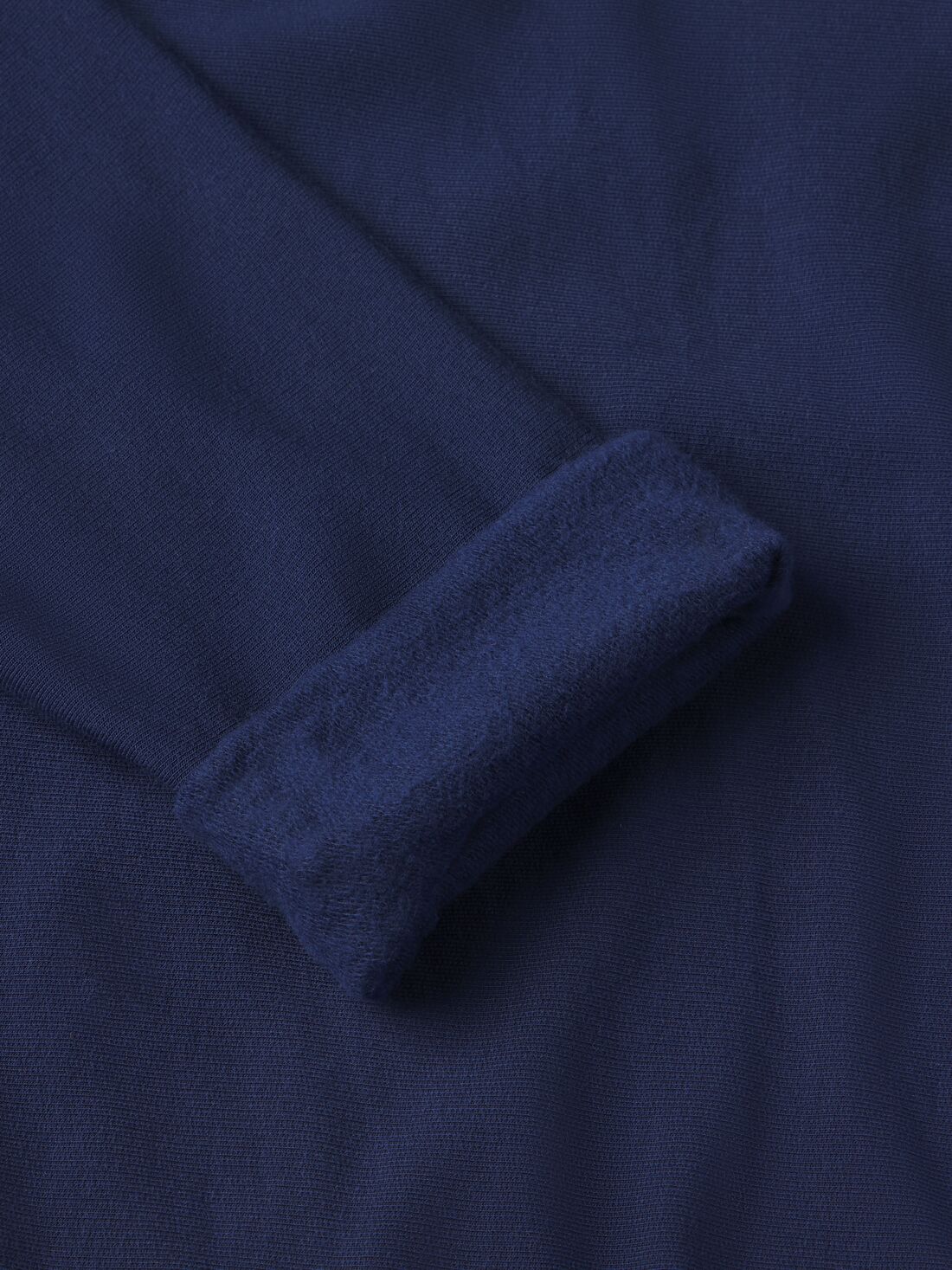 Softest Sweats in Navy detail shot of fabric