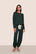 Model is wearing Gisele TENCEL™ Modal Slouchy PJ Set  in Pine/Ivory