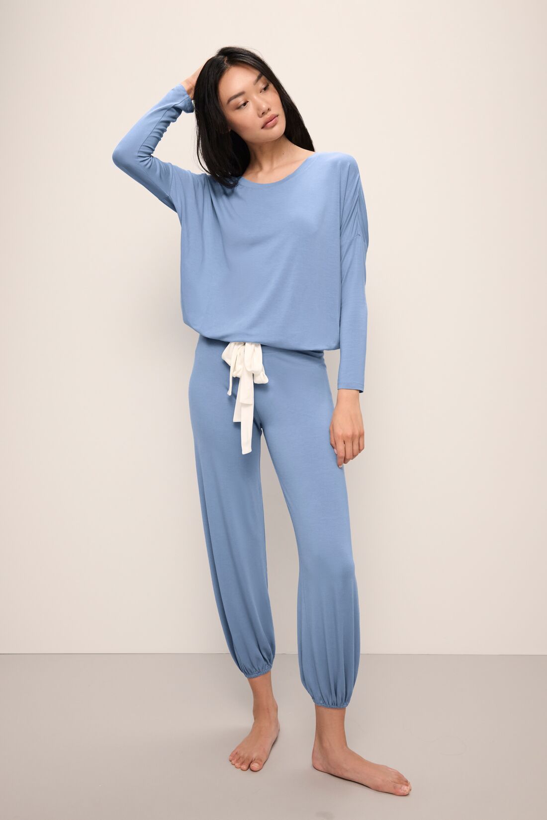 【EBERJEY】Gisele stretch-modal pajama set パジャマ Gisele TENCEL™ Modal Short Sleeve & Pant PJ Set – Eberjey