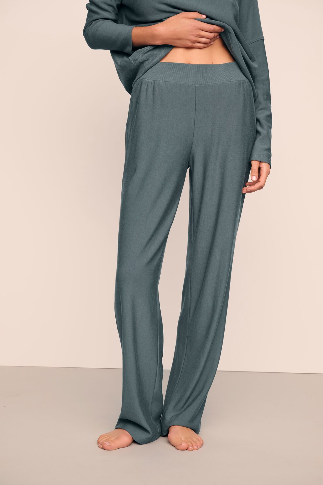 Stack Blue Sweats Softest Sweats Straight Leg Pant – Eberjey