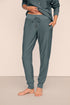 Model is wearing Softest Sweats Jogger in Stone Blue