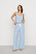Gingham White/Summer Blue