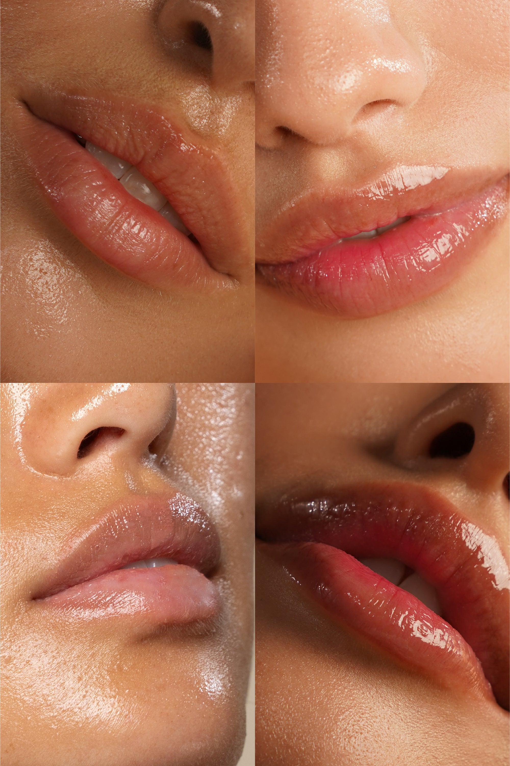 Image of model using True Botanicals Glossy Balm