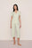 Model is wearing Gisele TENCEL™ Modal Short Sleeve Cropped PJ Set  in Seafoam/Ivory