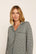 Model is wearing Gisele Printed TENCEL™ Modal Long PJ Set in Cabin Check Ivory/Pine