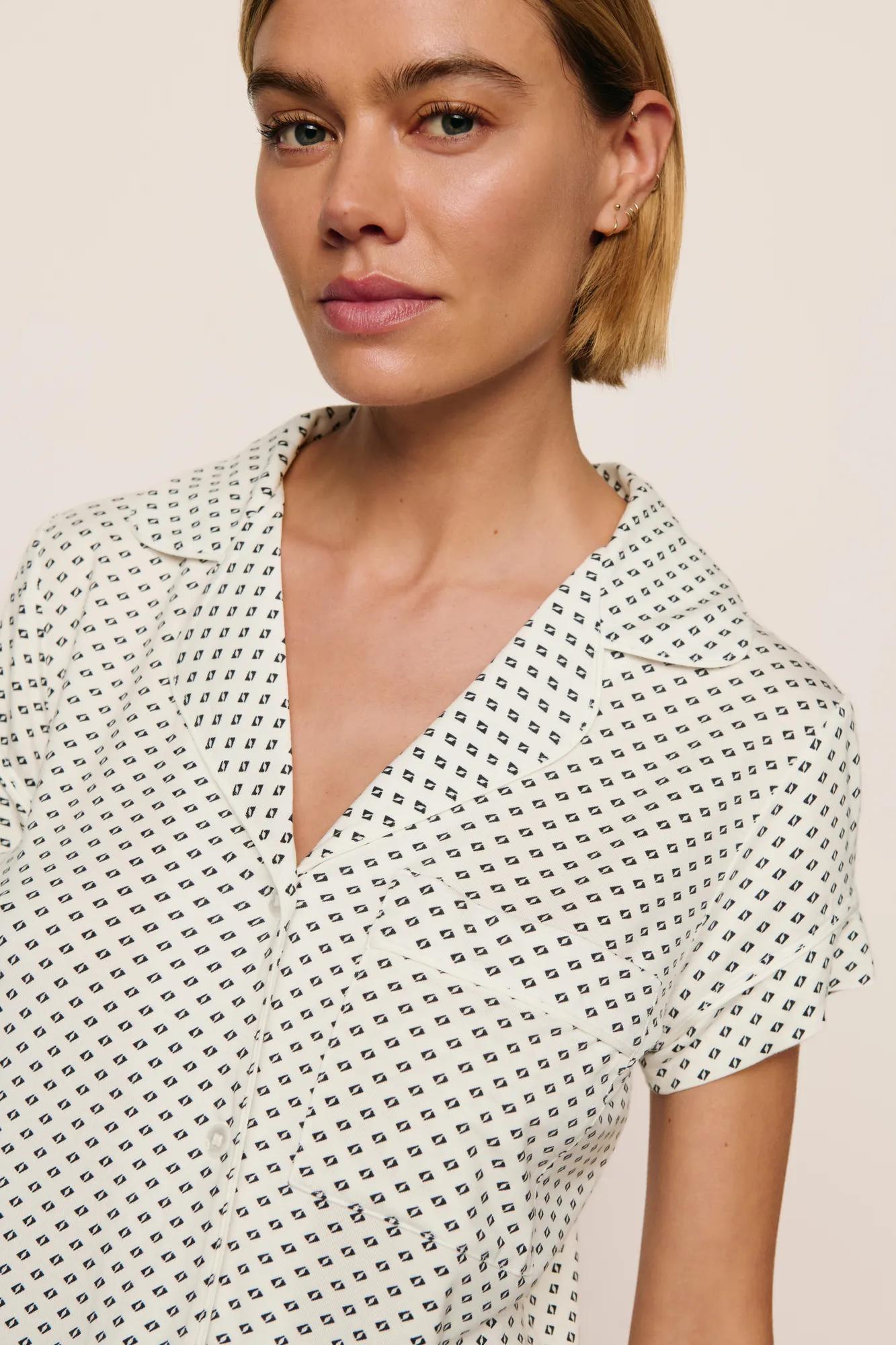 Gisele Printed TENCEL™ Modal Shortie Short PJ Set – Eberjey