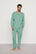 Model is wearing Henry TENCEL™ Modal Long PJ Set in Seagrass