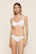 Model is wearing Pima Cotton Thong in White