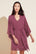 Model wears Naya TENCEL™ Modal Robe in Raspberry.