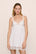 Model is wearing Beatrix TENCEL™ Modal Slip in White