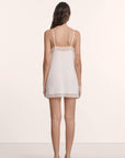 Model is wearing Lara TENCEL™ Modal Slip in Ivory