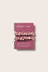EBJ X ILIA SCRUNCHIE 2PK in Brushstroke Rose/Bloomscape