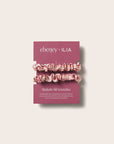 EBJ X ILIA SCRUNCHIE 2PK in Brushstroke Rose/Bloomscape