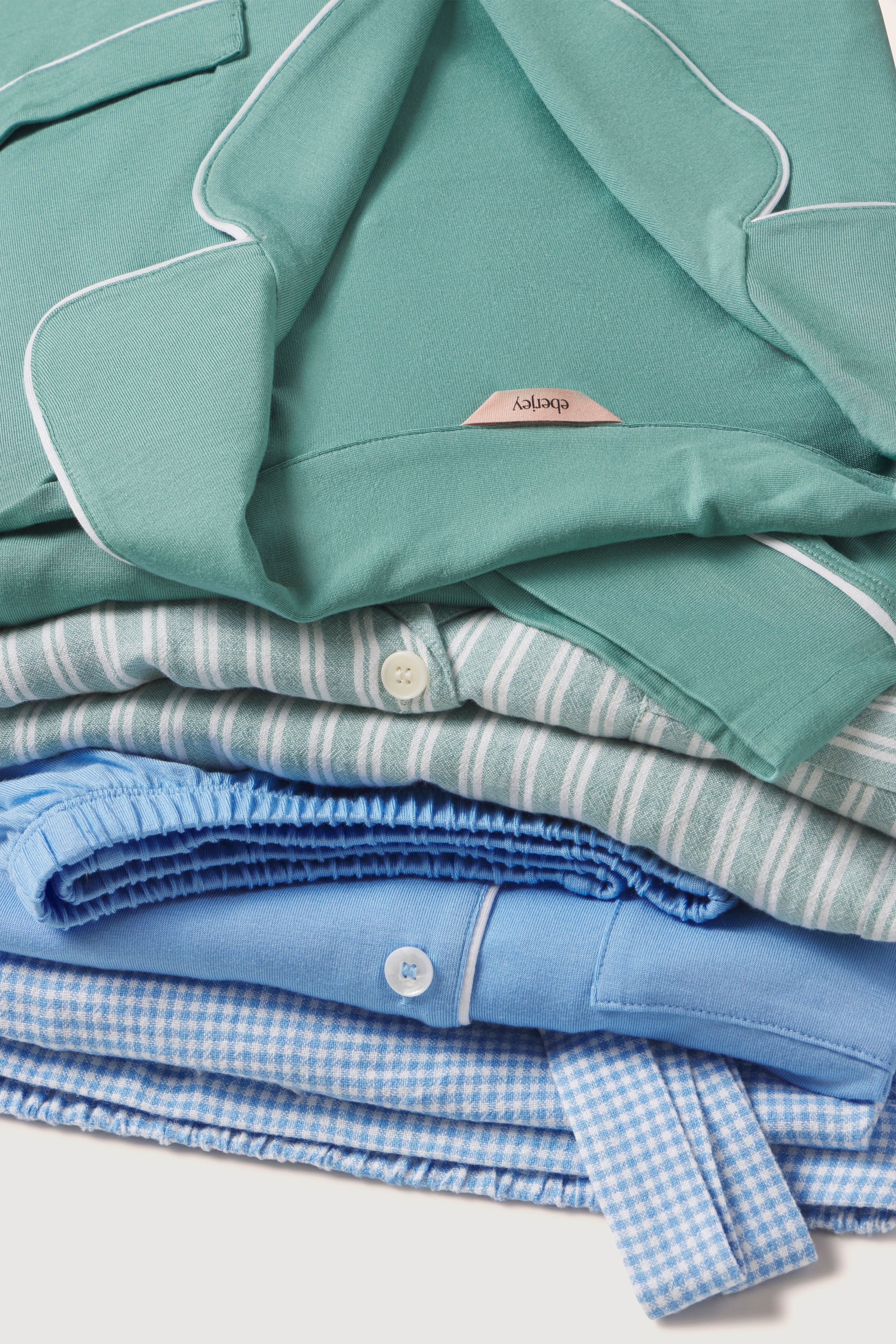 PJ stack with summer PJs